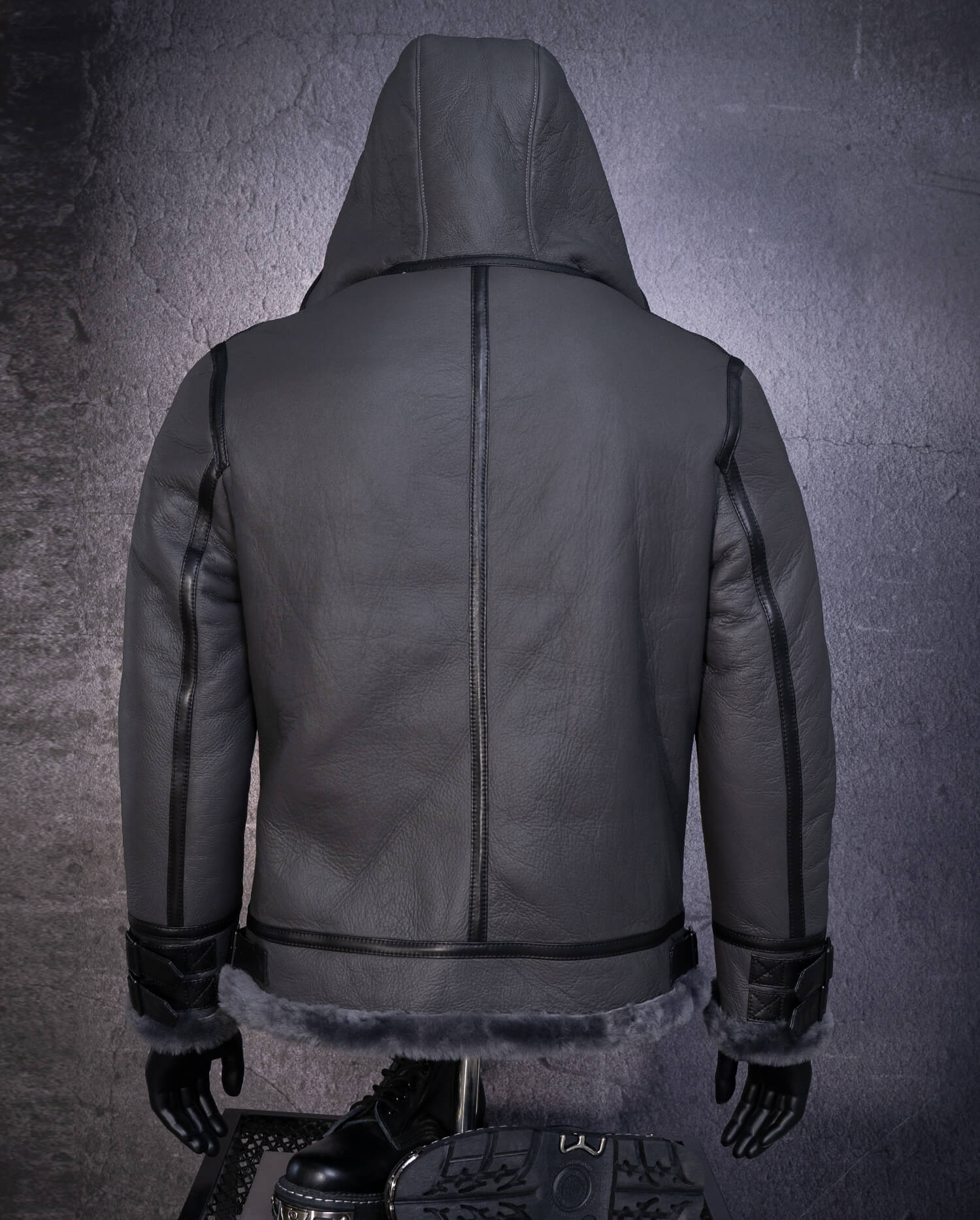 2019 nuova giacca da uomo in Shearling B3 giacca da volo in pelle